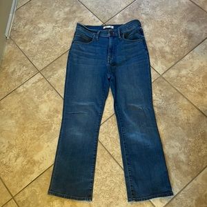 EUC Madewell Cali Demi-Boot Jeans